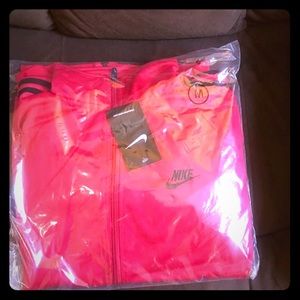 Nike track suit ( medium) Slim fit cheap RED
